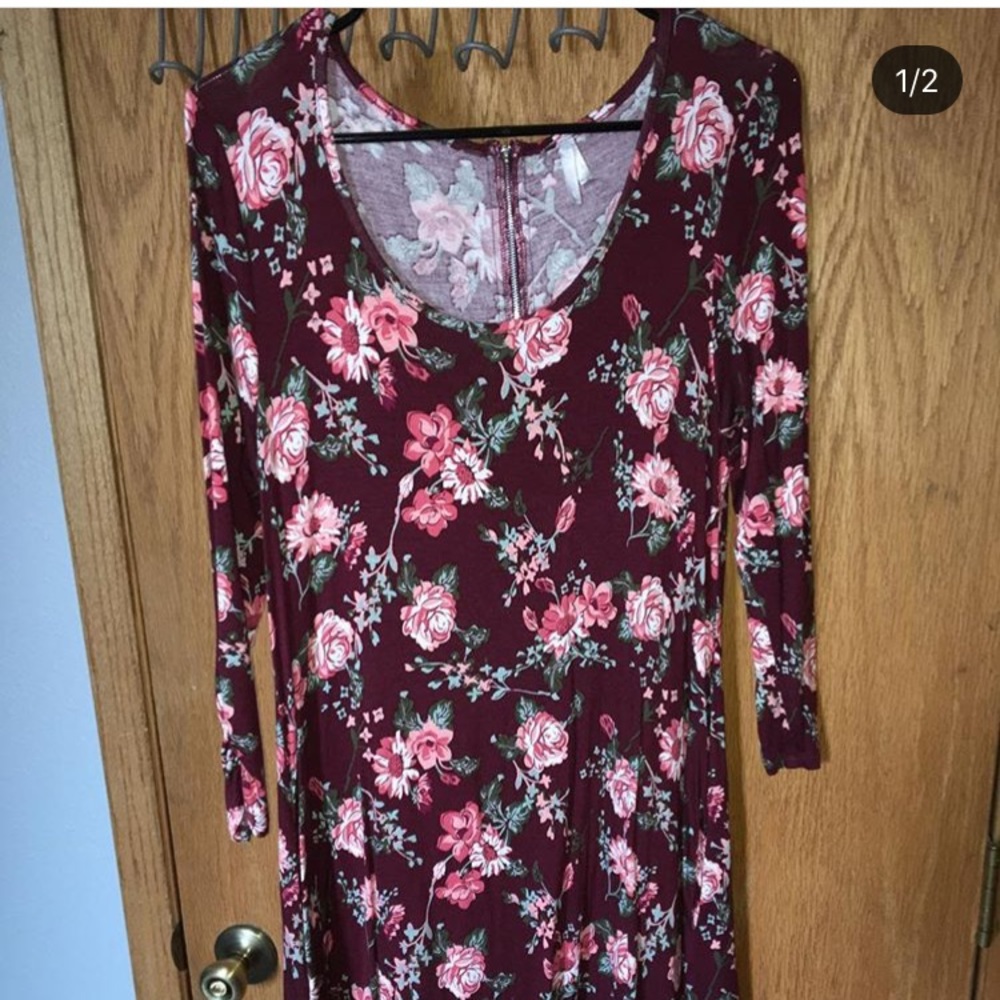 Beautiful dress with flowers